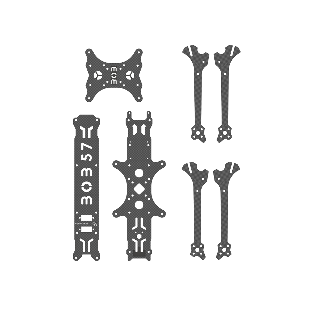 Crepe Pan Carbon - قطع غيار iFlight BOB57 O3 FPV