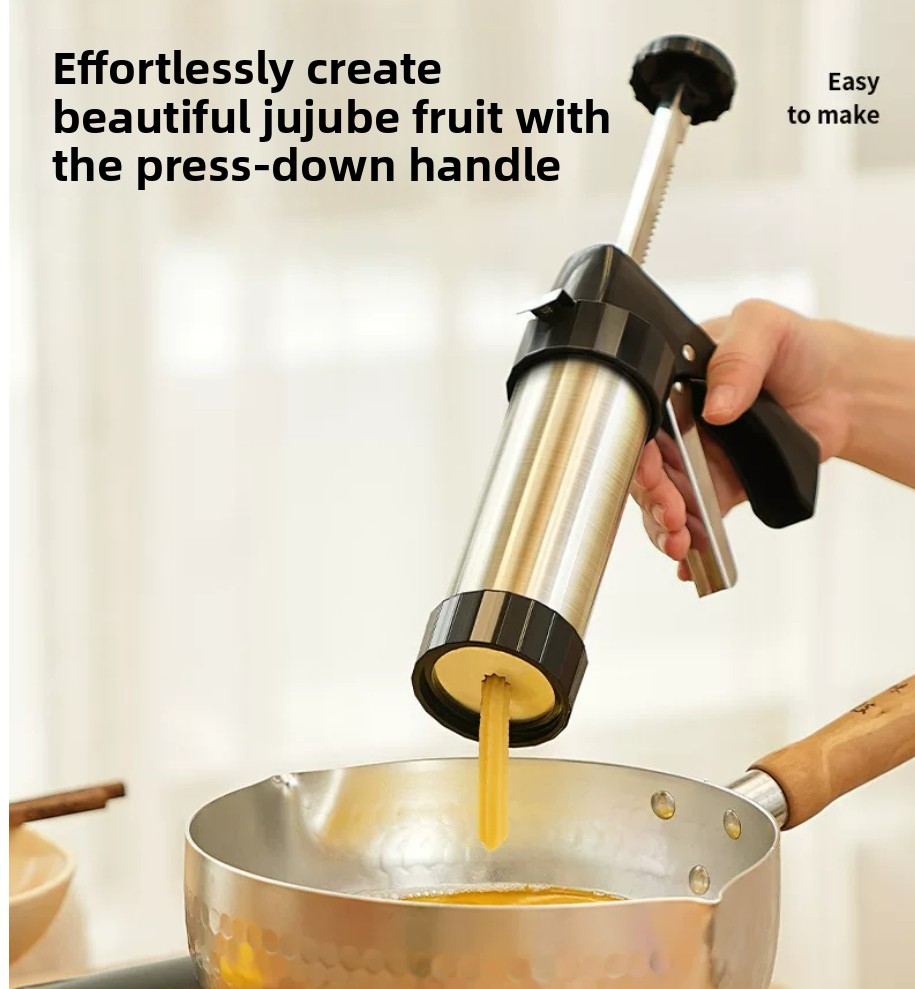 Churros Maker Gun - أداة صنع الشورو من الفولاذ المقاوم