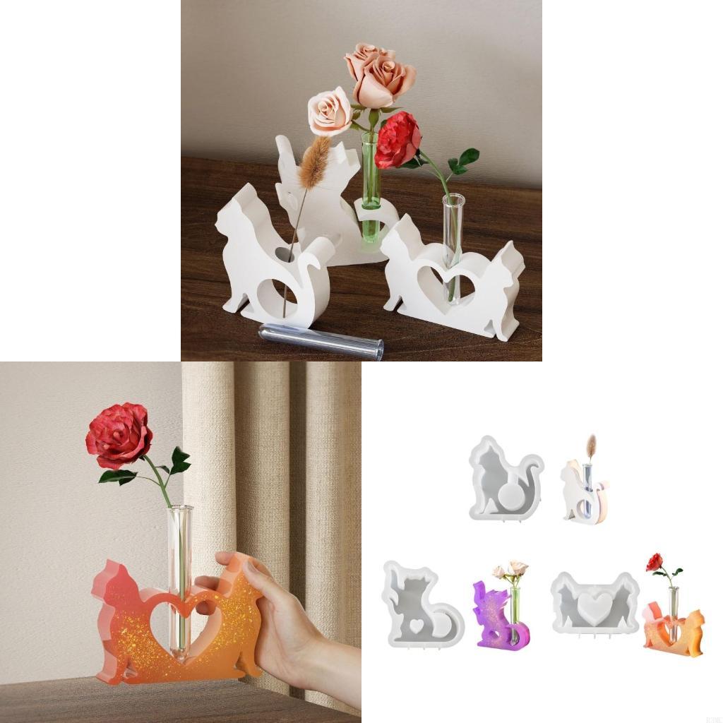 Potsticker Mold - قوالب R3MC راتنجات السيليكونة القطط تقف