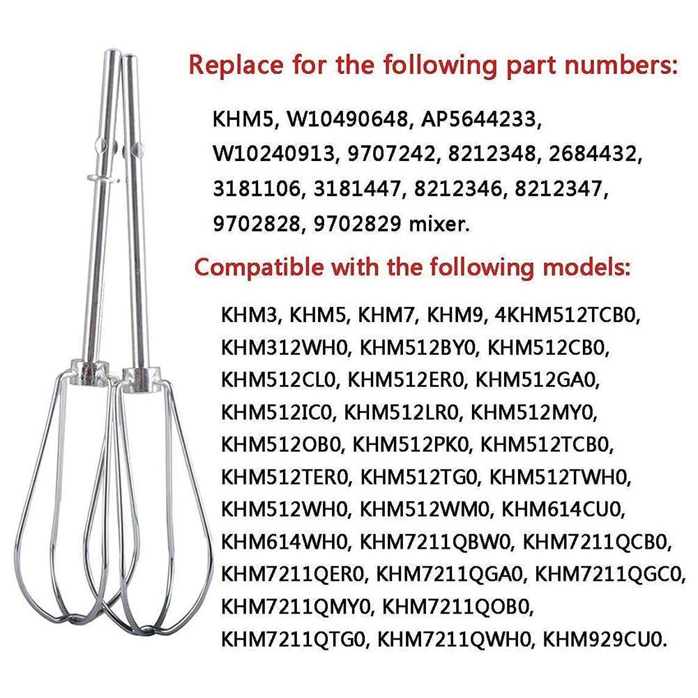 [B25B!】 W10490648 & KHMPW ملحق - مراجعة Kitchenaid Mixer Hand Mixer وسعره