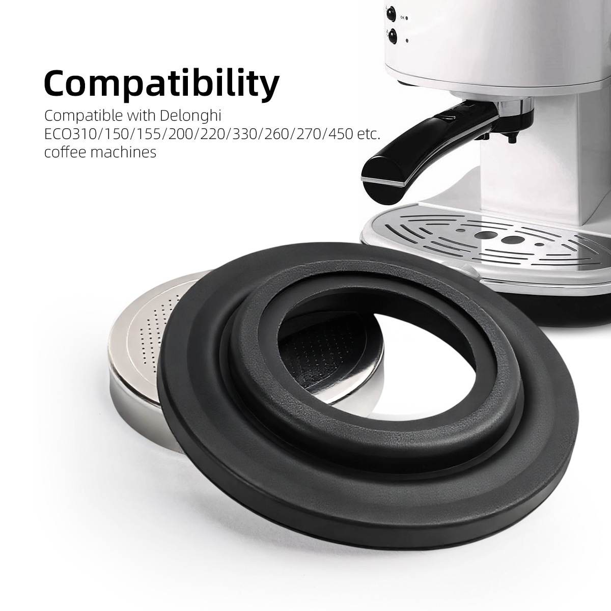 حشية غطاء المجموعة، متوافقة مع - مراجعة Delonghi Espresso Magnifica وسعره