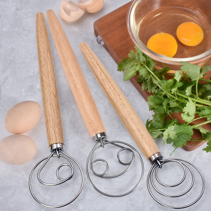 خلاط عجين دنماركي بمقبض من خشب - مراجعة Danish Pancake Pan وسعره